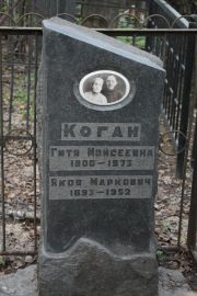 Коган Гитя Моисеевна, Москва, Востряковское кладбище