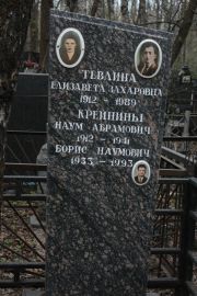 Тевлина Елизавета Захаровна, Москва, Востряковское кладбище
