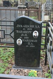 Найдман П. А., Москва, Востряковское кладбище