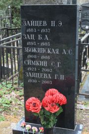 Зац Б. А., Москва, Востряковское кладбище