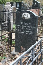 Нейман Давид Вениаминович, Москва, Востряковское кладбище