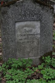 Ланг Гутиан Соломонович, Москва, Востряковское кладбище