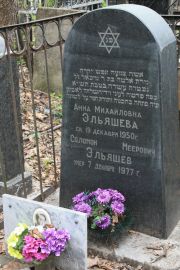 Эльяшева Анна Михайловна, Москва, Востряковское кладбище