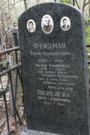 Шевелева Вера Ефимовна, Москва, Востряковское кладбище