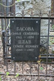 Басова Софья Семеновна, Москва, Востряковское кладбище