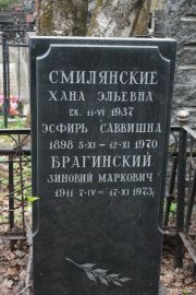 Брагинский Зиновий Маркович, Москва, Востряковское кладбище