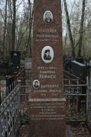 Хейфец Софочка , Москва, Востряковское кладбище