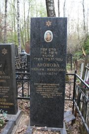 Аронова Мирьям Пулатова, Москва, Востряковское кладбище