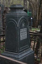 Кацнельсон Мария Зимелевна, Москва, Востряковское кладбище