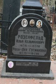 Розенфельд Илья Кельманович, Москва, Востряковское кладбище
