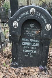 Соминская Любовь Абрамовна, Москва, Востряковское кладбище