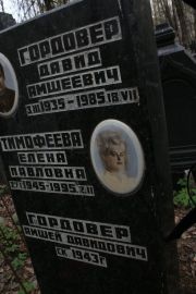 Гордовер Амшей Давидович, Москва, Востряковское кладбище