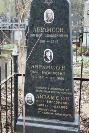 Абрамсон Вигдор Золманович, Москва, Востряковское кладбище