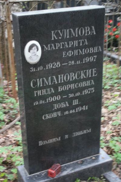 Симановская Гинда Борисовна