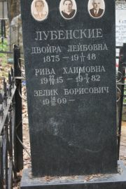 Лубенская Двойра Лейбовна, Москва, Востряковское кладбище