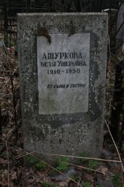 Ашуркова Бетя Ушеровна, Москва, Востряковское кладбище