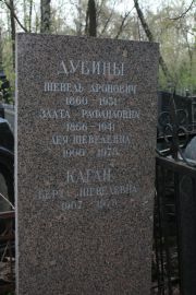 Каган Берта Шевелевна, Москва, Востряковское кладбище