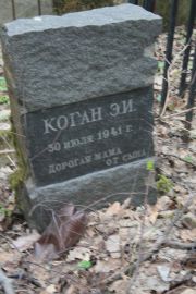 Коган Э. И., Москва, Востряковское кладбище
