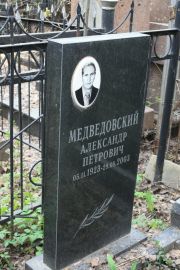 Медведовский Александр перович, Москва, Востряковское кладбище