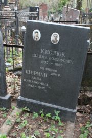 Шерман Анна Пинхосовна, Москва, Востряковское кладбище