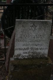 Горелик Рахиль Давыдовна, Москва, Востряковское кладбище