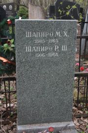 Шапиро Р. Ш., Москва, Востряковское кладбище