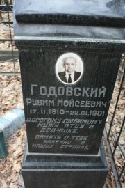 Годовский Рувим Моисеевич, Москва, Востряковское кладбище