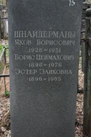 Шнайднрман Борис Цеймахович, Москва, Востряковское кладбище