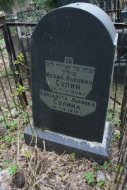 Сулина Елизавета Львовна, Москва, Востряковское кладбище