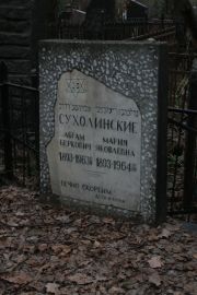 Сухолинский Абрам Беркович, Москва, Востряковское кладбище