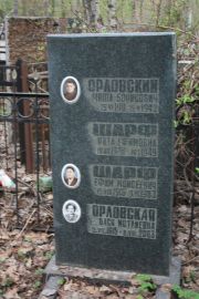 Шарф Ефим Моисеевич, Москва, Востряковское кладбище