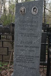 Левина Евгения Александровна, Москва, Востряковское кладбище