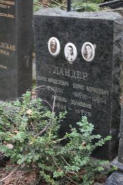 Ландер Рахиль Хуновна, Москва, Востряковское кладбище