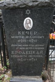Бродецкая Елизавета Овсеевна, Москва, Востряковское кладбище