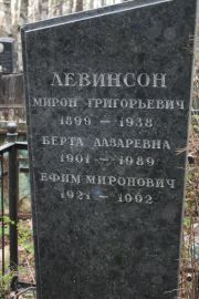 Левинсон Ефим Миронович, Москва, Востряковское кладбище