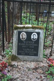 Чарная Маня Лазаревна, Москва, Востряковское кладбище