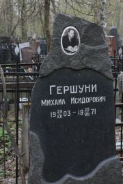Гершуни Михаил Исидорович, Москва, Востряковское кладбище
