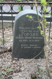 Горзиб Шейндель-Овшия Фаликовна, Москва, Востряковское кладбище