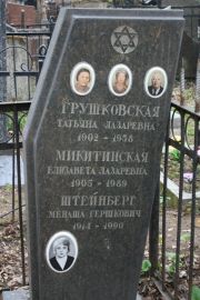Штейнберг Менаша Гершкович, Москва, Востряковское кладбище