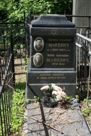 Маневич Григорий Лазаревич, Москва, Востряковское кладбище