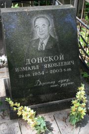 Донской Измаил Яковлевич, Москва, Востряковское кладбище
