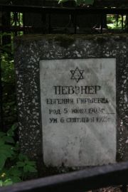 Певзнер Евгения Гиршевна, Москва, Востряковское кладбище