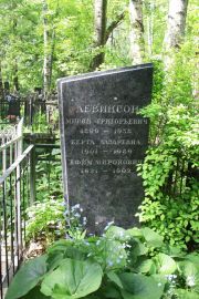 Левинсон Берта Лазаревна, Москва, Востряковское кладбище