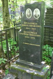 Броверман Янкель Абрамович, Москва, Востряковское кладбище