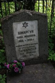 Шмаргун Чарна Мошковна, Москва, Востряковское кладбище