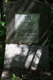 Самолюбова Фрида Мееровна, Москва, Востряковское кладбище