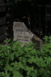 Бенинович И. А., Москва, Востряковское кладбище