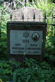 Брун Сарра Зинделевна, Москва, Востряковское кладбище