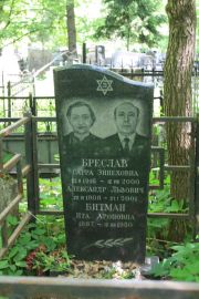Бреслав Сарра Эйнеховна, Москва, Востряковское кладбище