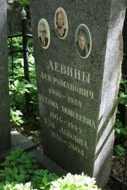Левин Лев Романович, Москва, Востряковское кладбище